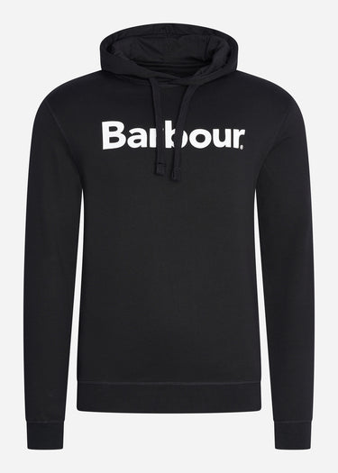 Barbour Hoodies Logo popover hoodie - black