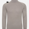 MA.Strum Truien Roll neck knit - dark slate