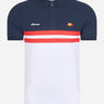 Ellesse Polo's Muccio polo - navy red white