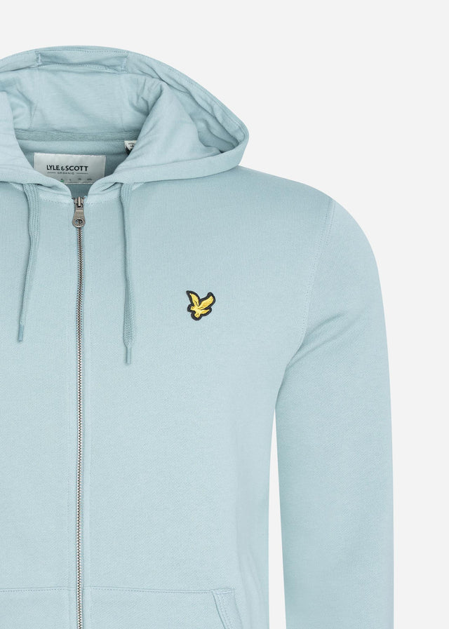 Lyle & Scott Sweatjacken Zip through hoodie - away blue