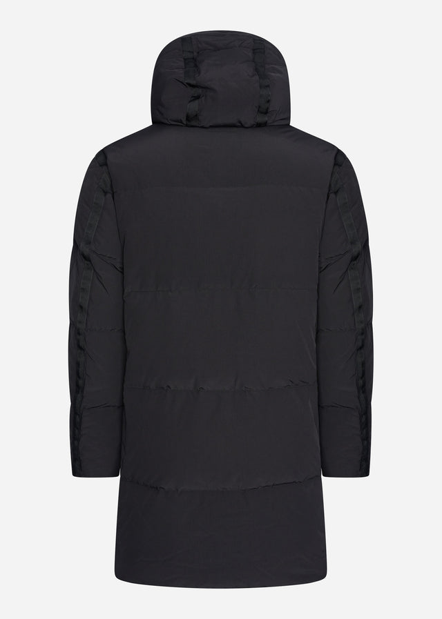 MA.Strum Jacken Long down coat - jet black