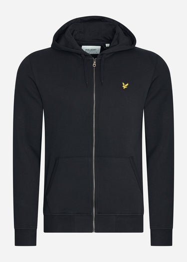 Lyle & Scott Vesten Zip through hoodie - jet black