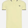 Fred Perry Polo's Twin tipped fred perry shirt - wax yellow
