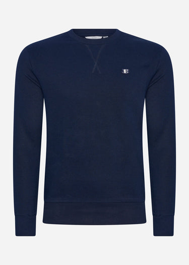 Ben Sherman Truien B logo crew - marine dark