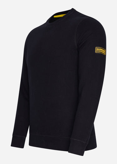 Barbour International Truien  Badge sweat - black