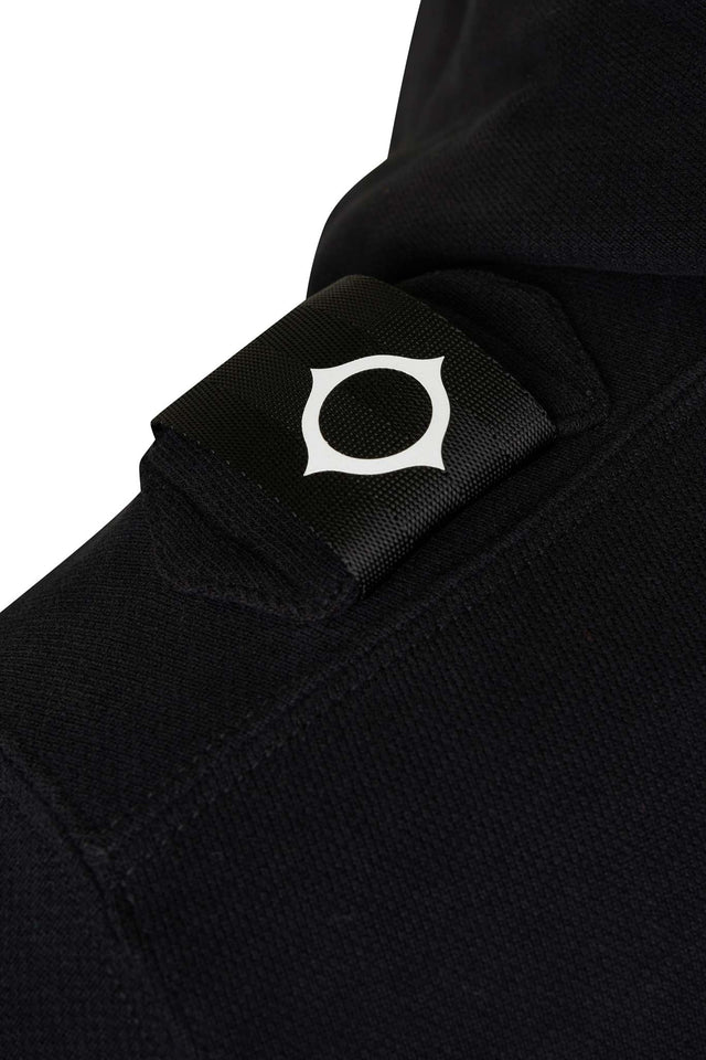 MA.Strum Hoodies Core overhead hoody- jet black