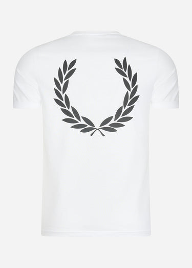 Fred Perry T-shirts Back graphic t-shirt - white