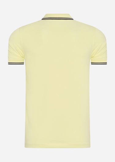 Fred Perry Polo's Twin tipped fred perry shirt - wax yellow