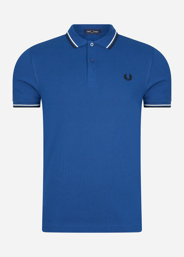 Fred Perry Polo's Twin tipped fred perry shirt - shaded cobalt