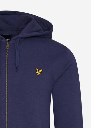 Lyle & Scott Vesten Zip through hoodie - navy