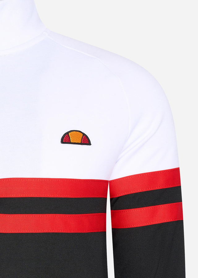 Ellesse Sweatjacken Rimini track top - black red white