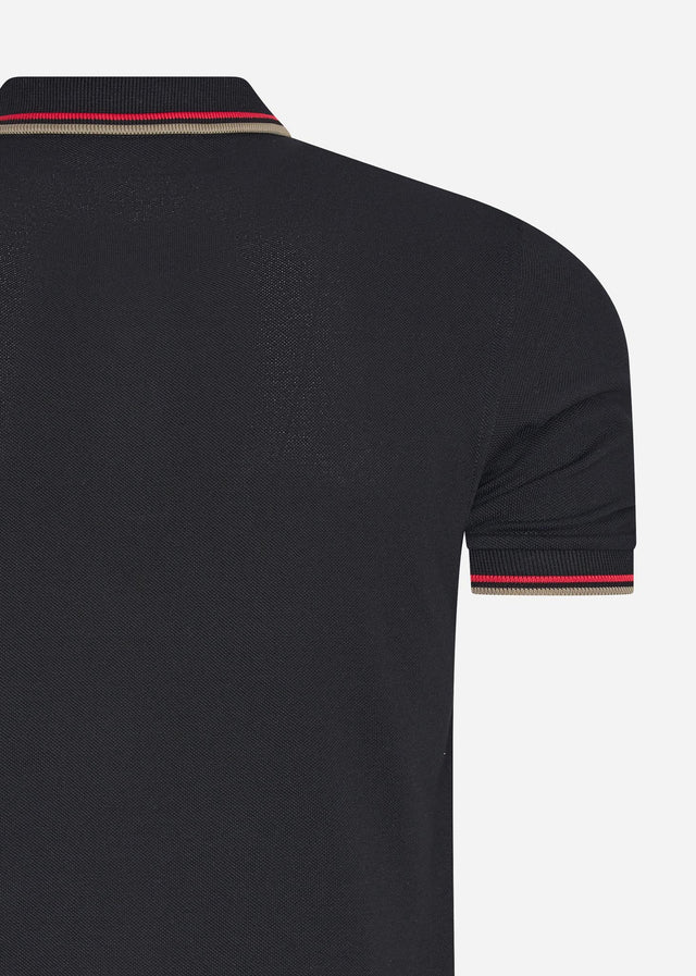 Fred Perry Poloshirts Twin tipped fred perry shirt - black washed red sage green