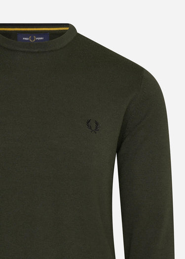 Fred Perry Truien Classic crew neck jumper - hunting green