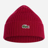 Lacoste Mutsen Wool cap - bordeaux