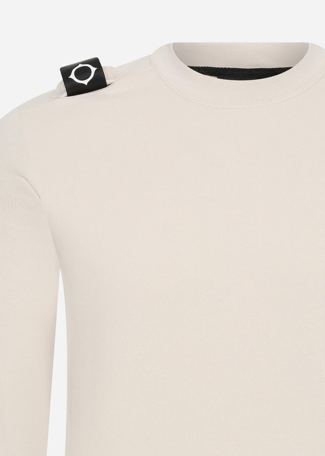 MA.Strum Pullover Core crew sweat - aluminium