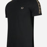 Fred Perry T-shirts Contrast tape ringer t-shirt - black black