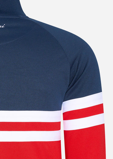 Ellesse Vesten Rimini track top - navy red white