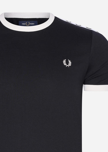 Fred Perry T-shirts  Taped ringer t-shirt - black
