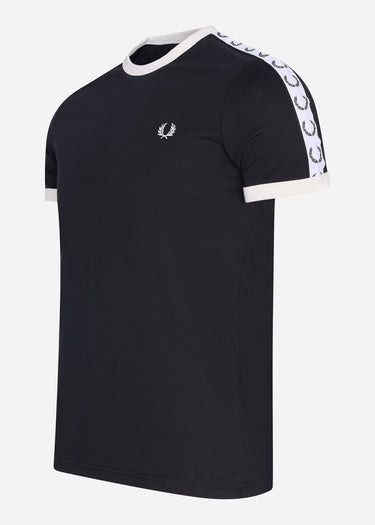 Fred Perry T-shirts  Taped ringer t-shirt - black