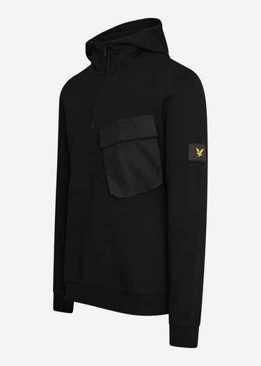 Lyle & Scott Hoodies Pocket hoodie - jet black