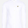 Lyle & Scott Overhemden Light weight oxford shirt - white