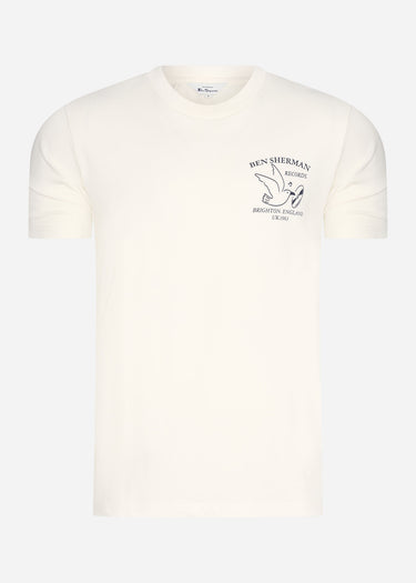 Ben Sherman T-shirts Brighton records - ivory
