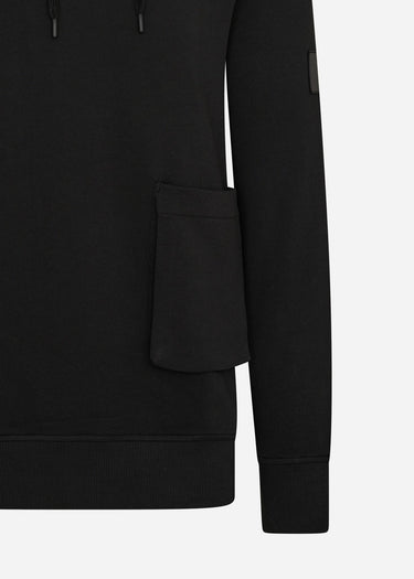 Lyle & Scott Hoodies Face covered hoodie - jet black