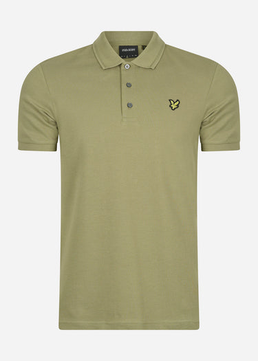 Lyle & Scott Polo's  Crest tipped polo shirt - seaweed
