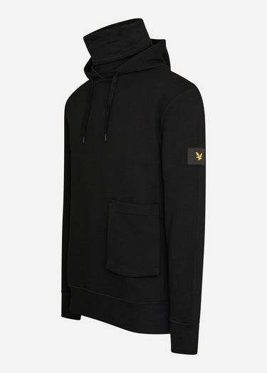 Lyle & Scott Hoodies Face covered hoodie - jet black