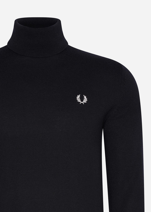 Fred Perry Pullover Roll neck jumper - black