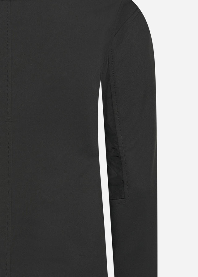 MA.Strum Jacken Softshell full zip hooded jacket - jet black
