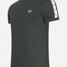 Fred Perry T-shirts Taped ringer t-shirt - night green