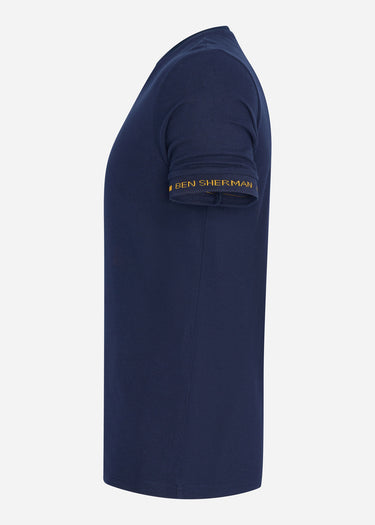 Ben Sherman T-shirts Pique tee - marine