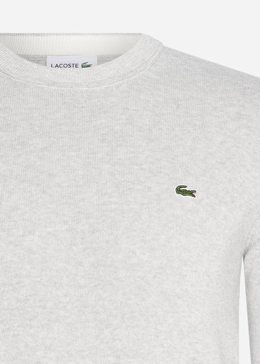 Lacoste Truien Cotton sweater - silver chine