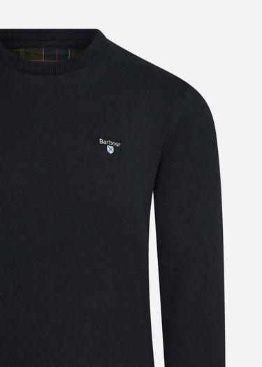 Barbour Truien  Essential cotton cashmere crew - navy