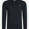 Lyle & Scott Longsleeve Polo's LS polo shirt - jet black