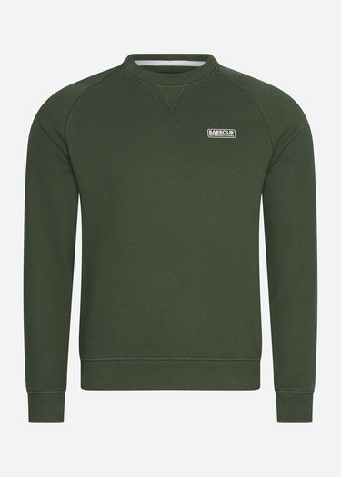 Barbour International Truien Essential crew neck sweat - kombu green