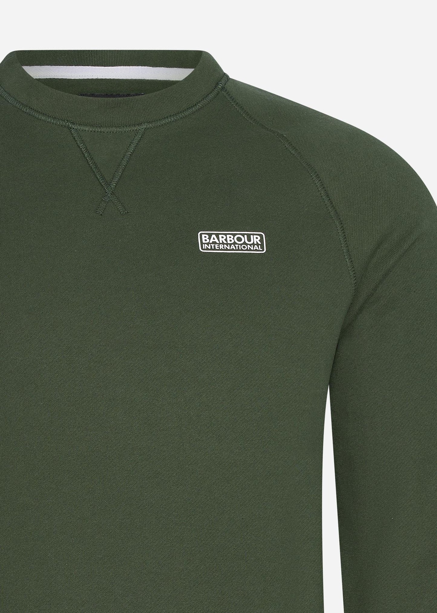 Barbour International Truien Essential crew neck sweat - kombu green