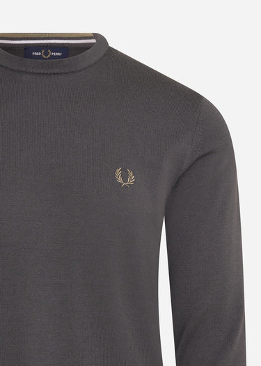 Fred Perry Truien Classic crew neck jumper - gunmetal