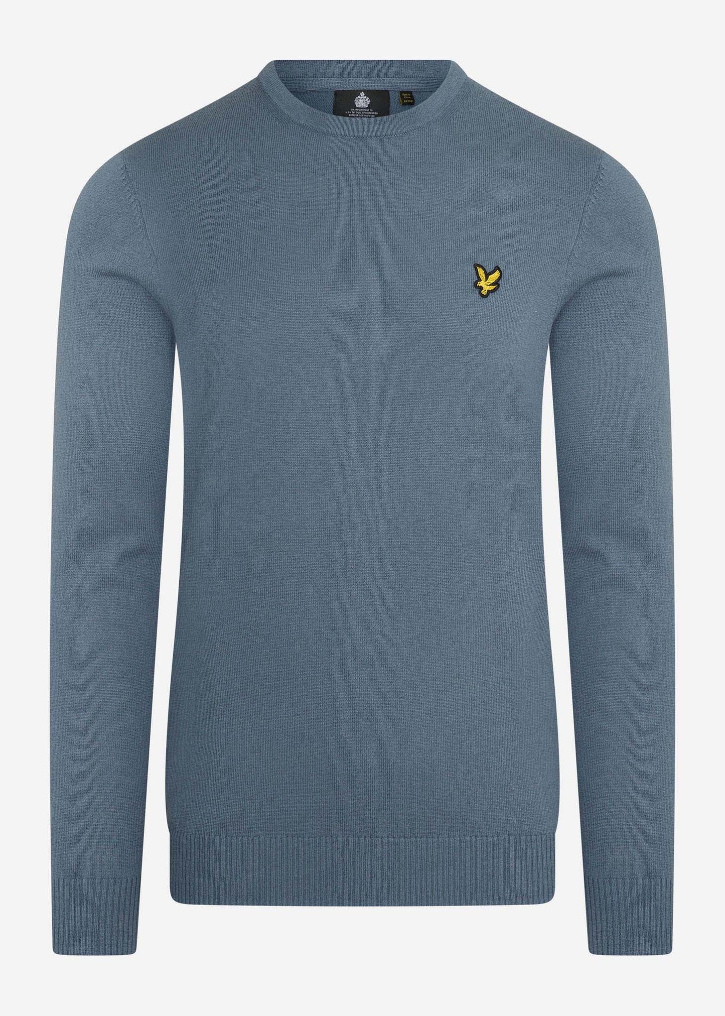 Lyle & Scott Truien Cotton merino crew jumper - slate blue