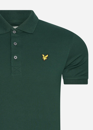 Lyle & Scott Polo's Plain polo shirt - dark green