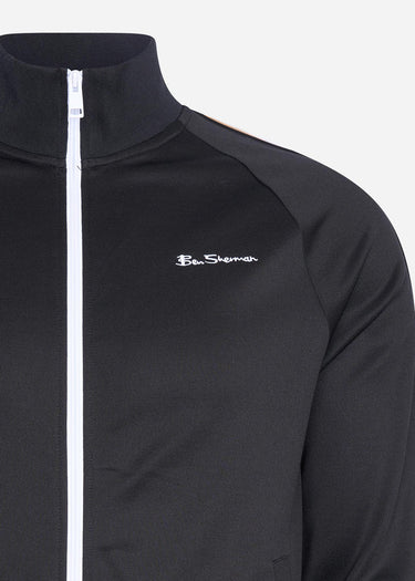 Ben Sherman Vesten  House taped track top - black