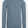 Lyle & Scott Truien Cable jumper - slate blue marl