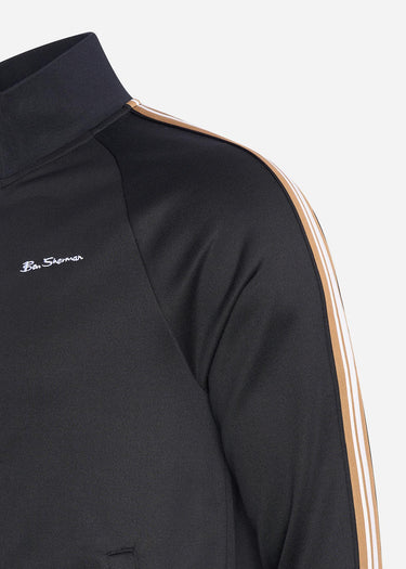 Ben Sherman Vesten  House taped track top - black