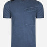 MA.Strum T-shirts Oil wash tee shirt - ink navy