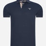 Barbour Polo's Barbour tartan pique polo - new navy