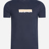 MA.Strum T-shirts MA.Strum block print tee - ink navy