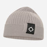MA.Strum Mutsen Rib knit beanie - dark slate