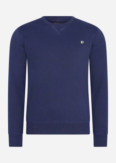 Ben Sherman Truien B logo crew - marine
