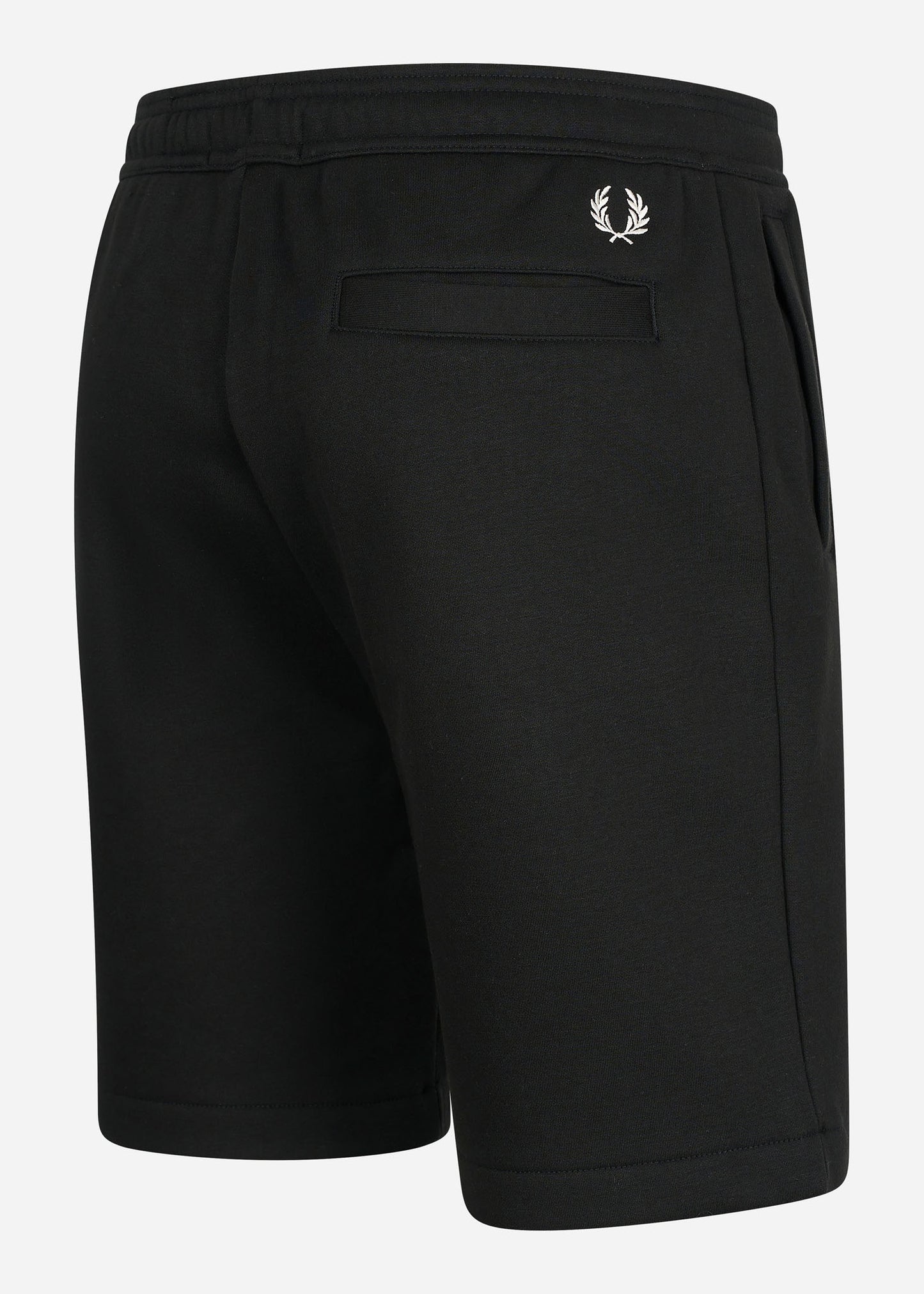 Fred Perry Korte Broeken Embroidered sweat short - black